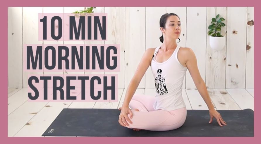Min Morning Yoga Stretch For Beginners Energy Boost Yoga Yoga With Kassandra