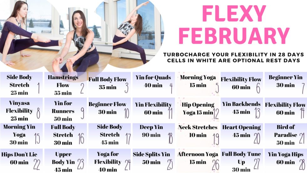 Flexy February - February 2018 - Yoga With Kassandra