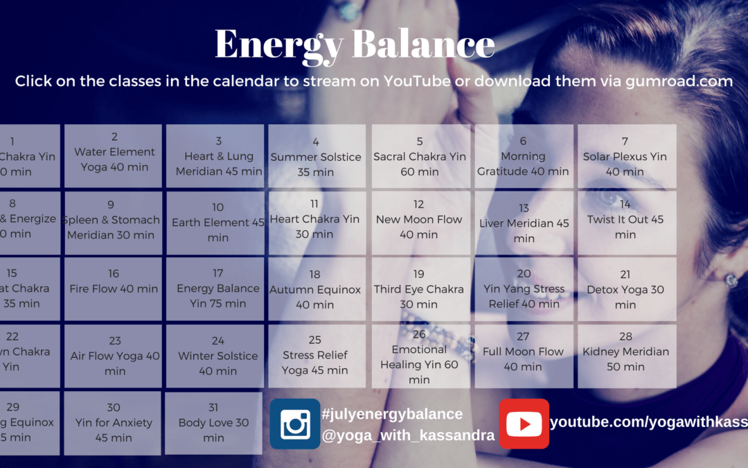 Energy Balance – July 2018