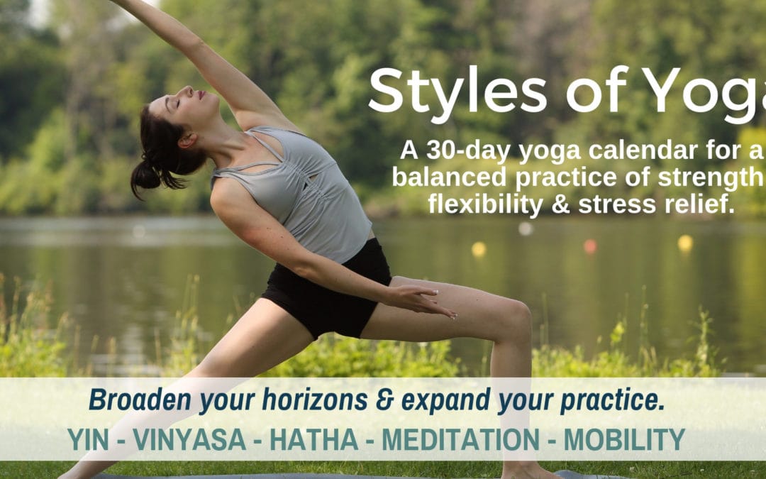 Styles of Yoga – June 2019