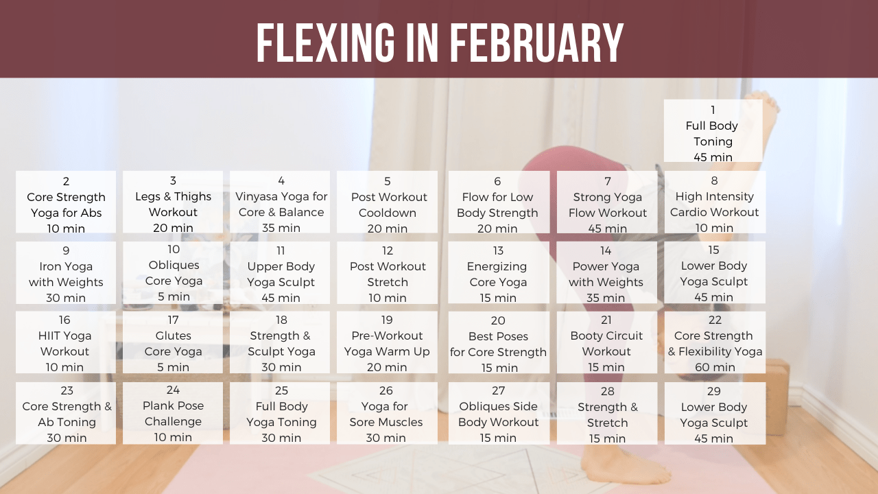Flexing in February - Yoga With Kassandra