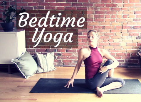 Bedtime Yoga For A Good Night’s Rest – 30 min Gentle Hatha Evening Yoga ...