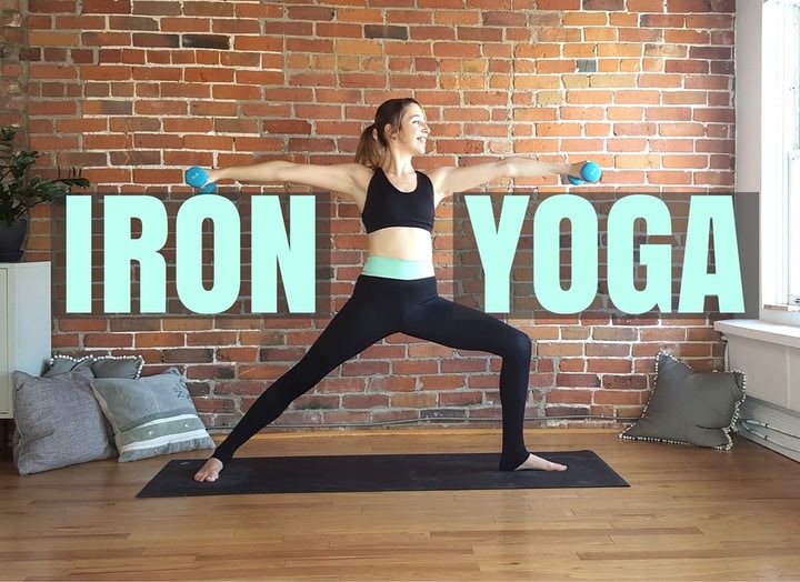 Iron Yoga Yoga with Weights Power Sculpt & Toning {30 min} - Yoga With  Kassandra