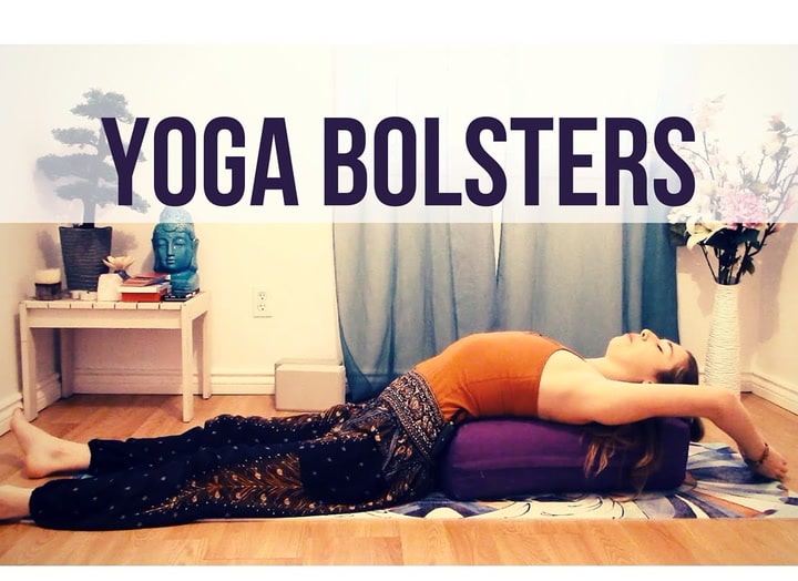 Restorative Yoga Poses With A Bolster - Yoga With Kassandra