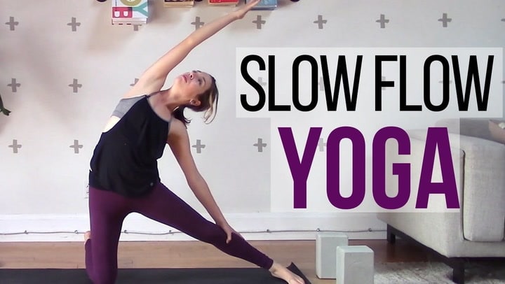 Slow Flow Yoga Class – Beginner/Intermediate Full Body Vinyasa Yoga {45  min} - Yoga With Kassandra