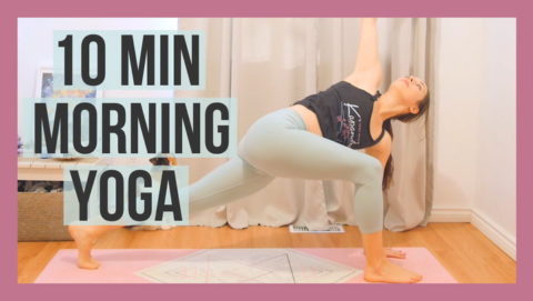 10 min Morning Yoga Stretch for Beginners - Energy Boost Yoga - Yoga