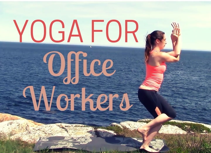 Good to Know | Yoga Poses You Can Do at Your Desk with Yogi Approved |  DareMe