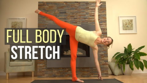 Yoga Full Body Stretch - Slow Flow Total Body Flexibility Class {30 min