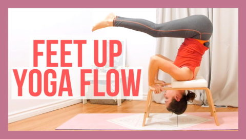 30 min Feet Up Vinyasa Yoga - Full Body Flow - Yoga With Kassandra