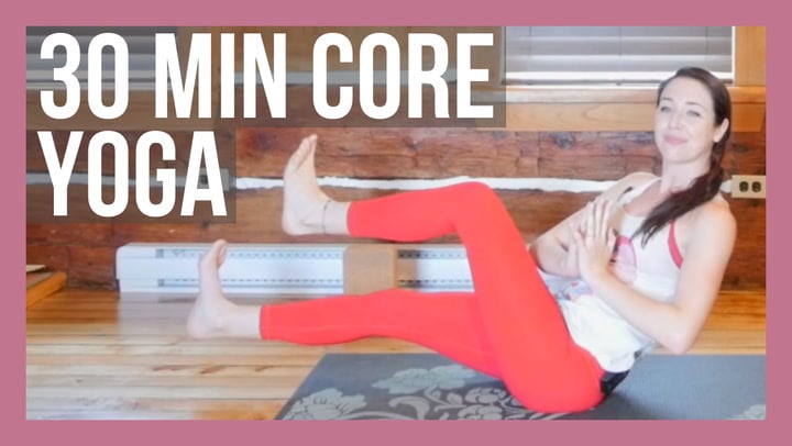 30 min Vinyasa Yoga for Core & Lower Body Strength - Yoga With Kassandra