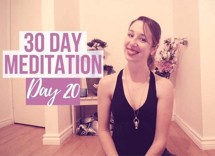 5 min Meditation – Day 20/30 Day Meditation Challenge - Yoga With Kassandra