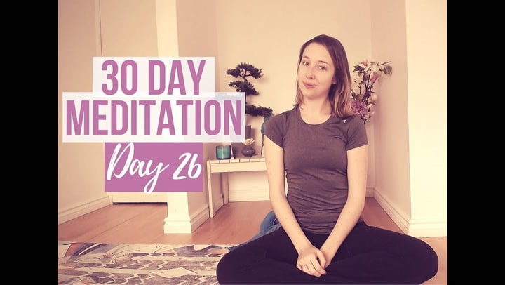 5 min Meditation - Day 26-30 Day Meditation Challenge - Yoga With Kassandra