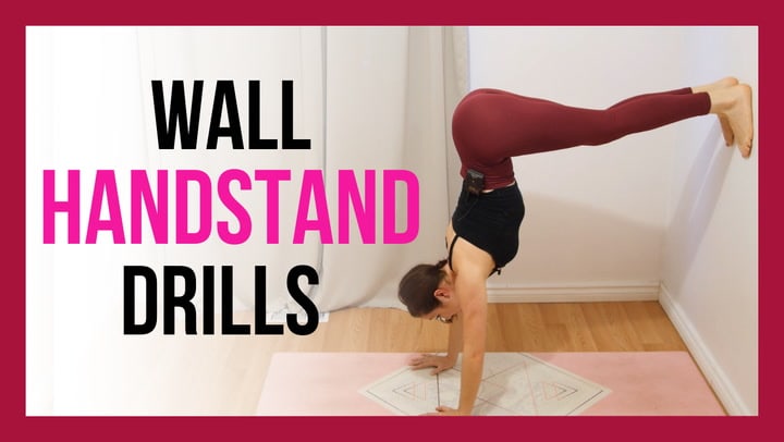 Handstand Tutorial L Shape Exercise Using A Wall Yoga With Kassandra