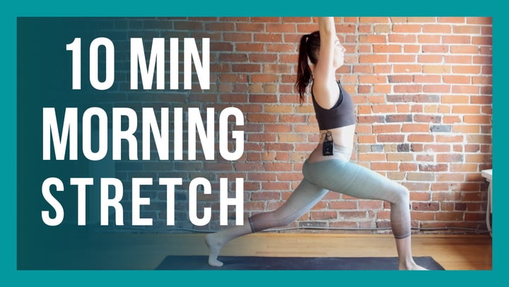 10 min Morning Yoga – Full Body Beginner Flow NO PROPS NEE… - Yoga With ...