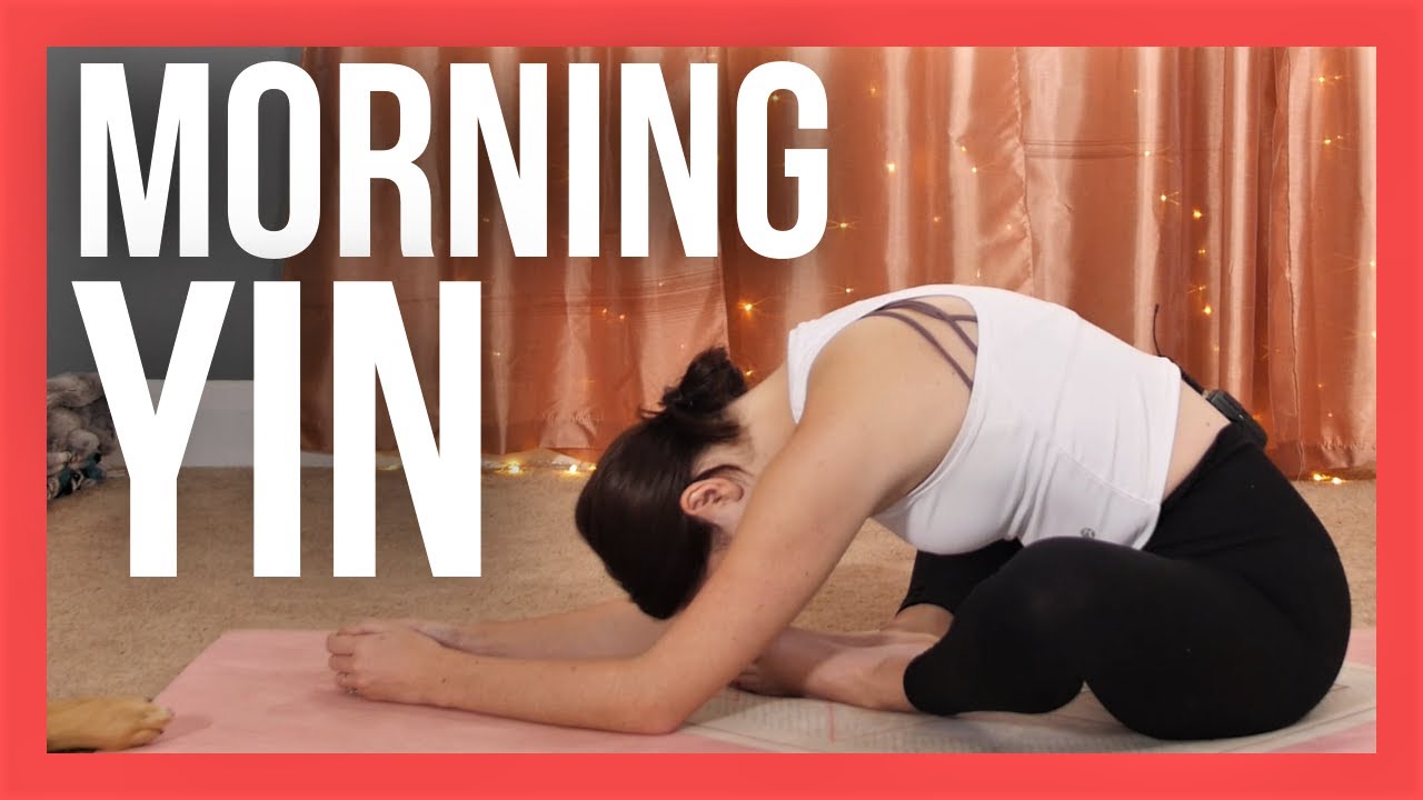 15 min Morning Yin Yoga Stretch for Beginners - NO PROPS (with