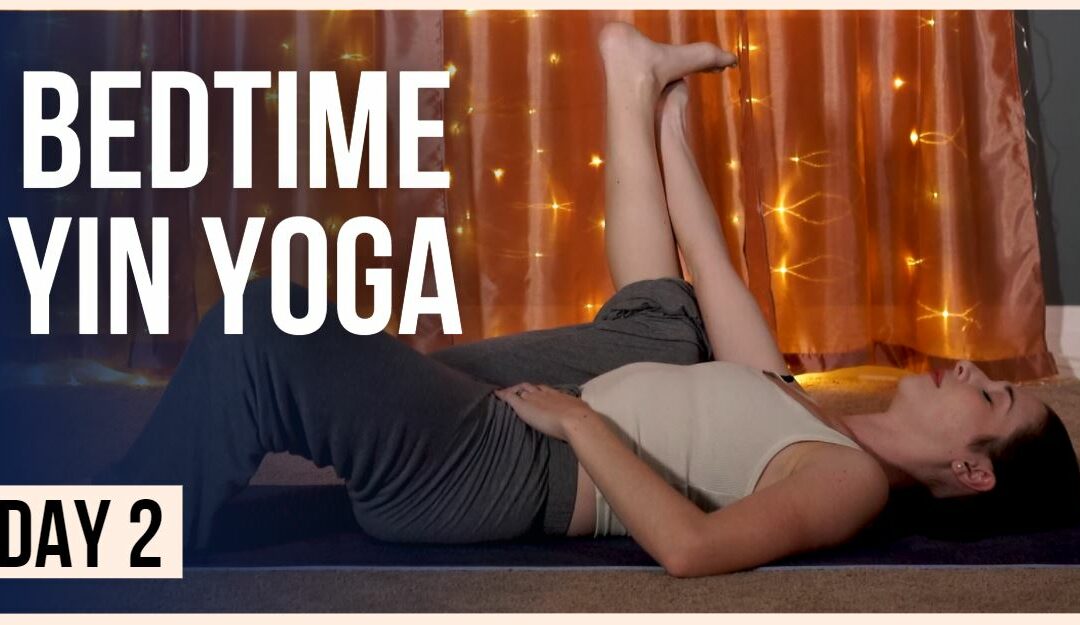 15 min Yin Yoga Stretches – Day #2 (EVENING YOGA FOR BEGINNERS)