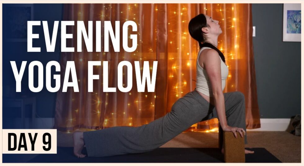 15 min Evening Yoga – Day #9 (WIND DOWN YOGA FLOW) - Yoga With Kassandra
