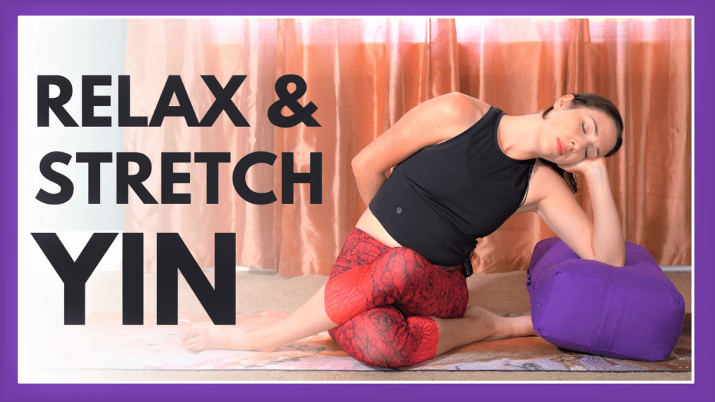 Restorative Yoga With a Bolster for Relaxation 
