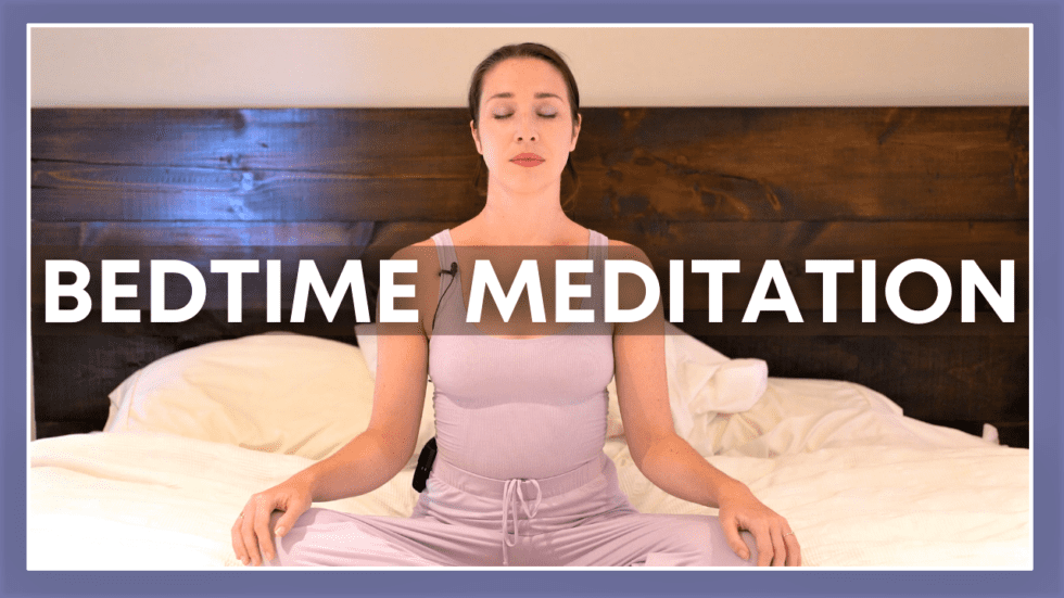 5 min Bedtime Positive Affirmations for Sleep - Yoga With Kassandra