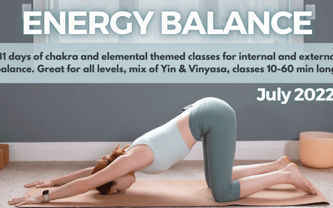 July 2022 Energy Balance