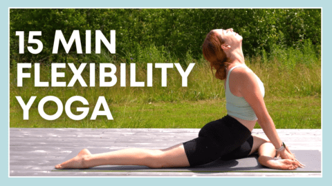 15 Min Flexibility Full Body Yoga – Intermediate Yoga Stretch - Yoga ...