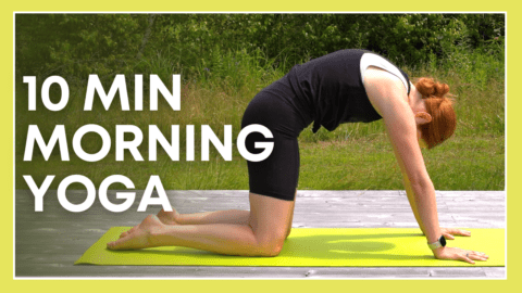 10 min Morning Yoga for Beginners – Yoga for Your BACK - Yoga With ...