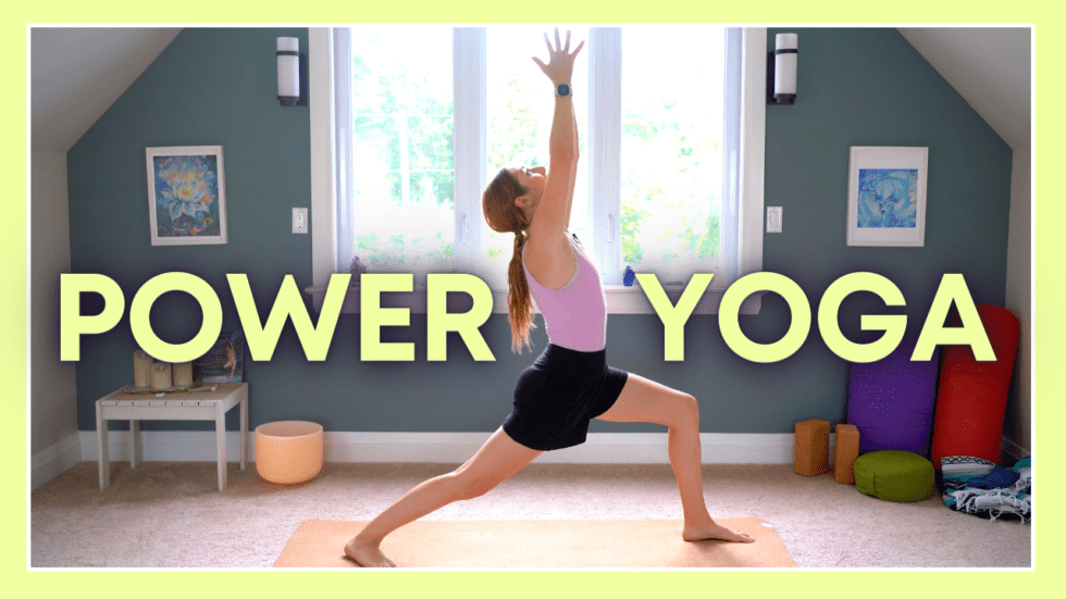 30 Min Power Yoga Intermediate Energizing Full Body Yoga Yoga With