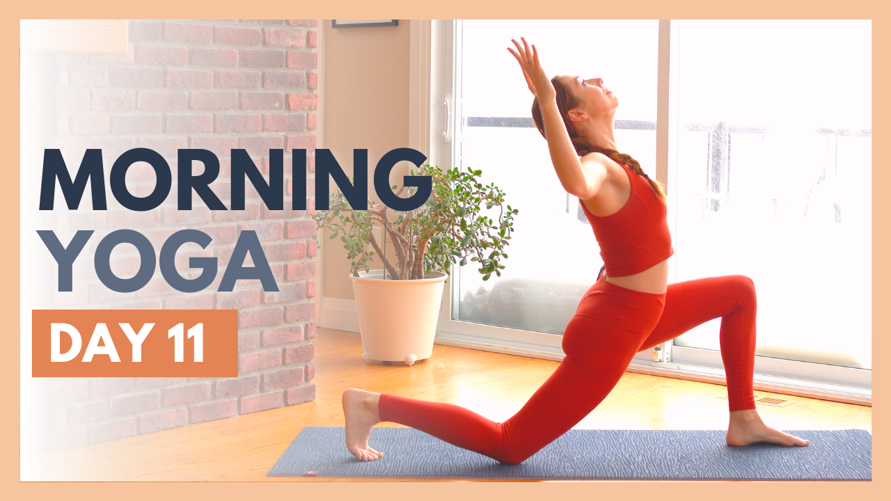 DAY 11: ACTIVATE - 10 min Morning Yoga Stretch – Flexible Body Yoga ...