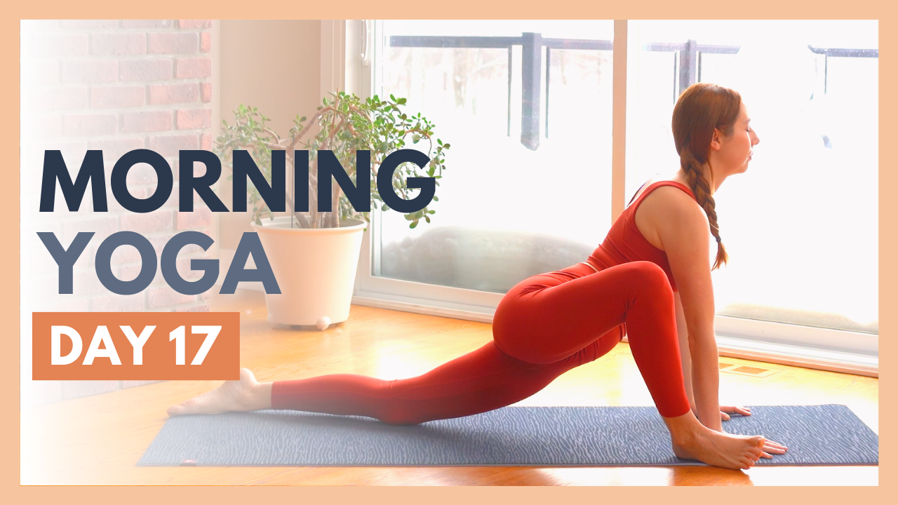 Day 17 Center 10 Min Morning Yoga Stretch Flexible Body Yoga Challenge Yoga With Kassandra 