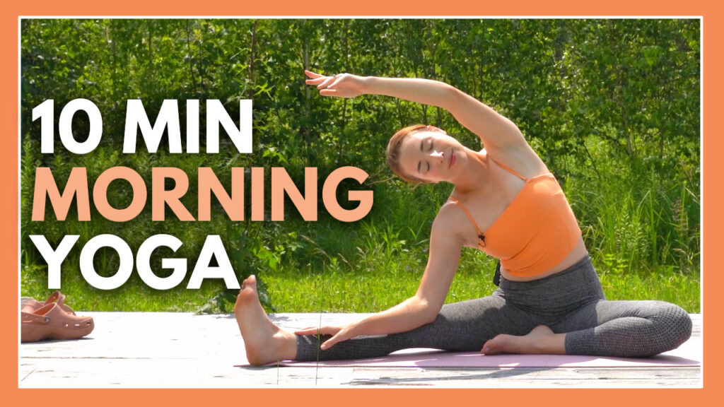 10 min Morning Yoga – Gentle Beginner Yoga Stretch (NO PROPS