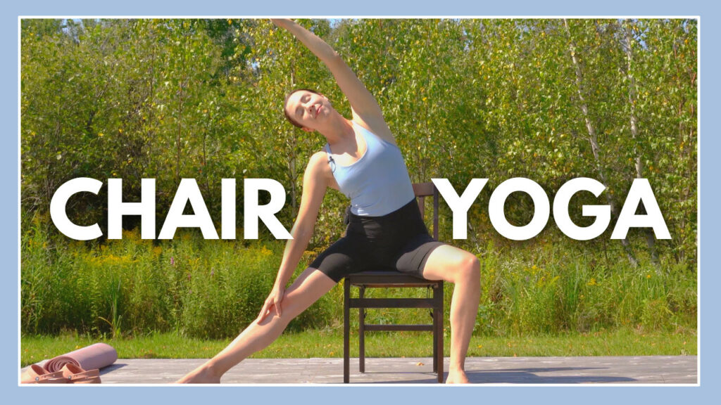 15 min Chair Yoga Class for Seniors & Beginners - Yoga With Kassandra