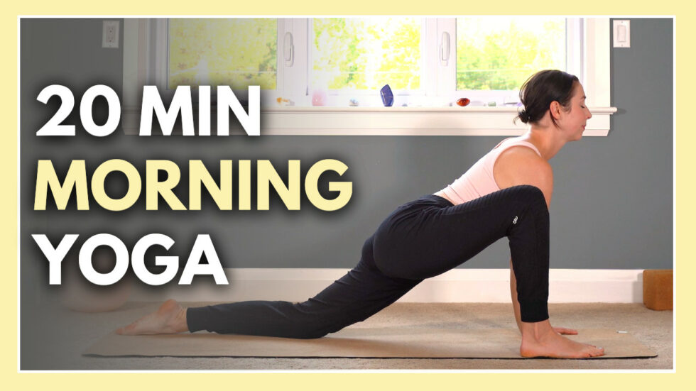 20 Min Morning Yoga – HIPS & TWISTS – No Props Yoga Flow - Yoga With ...