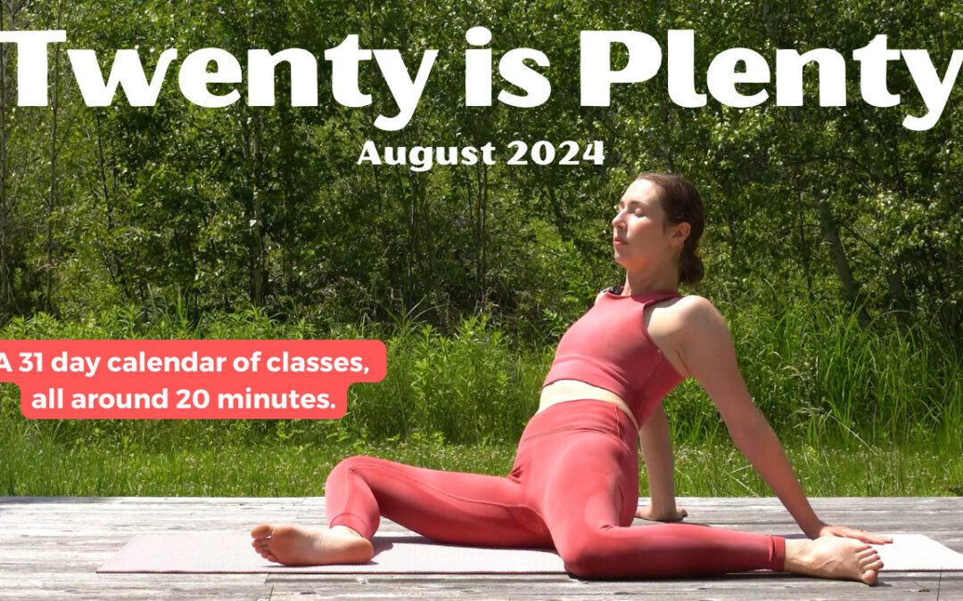 August 2024 – Twenty is Plenty