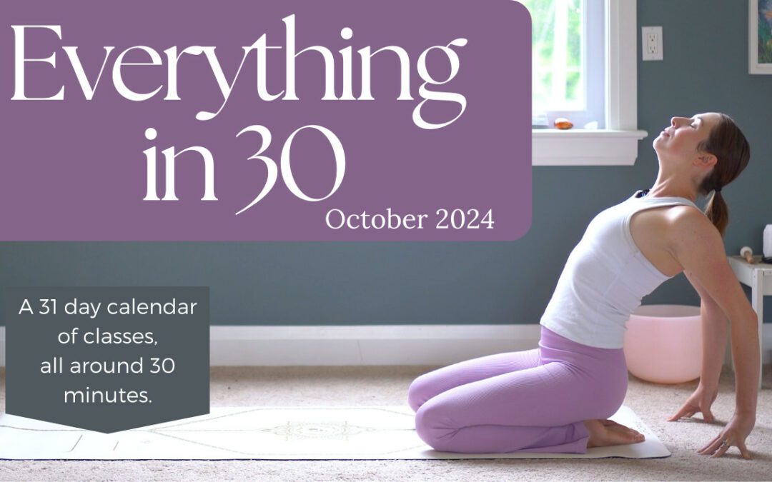 October 2024 – Everything in 30