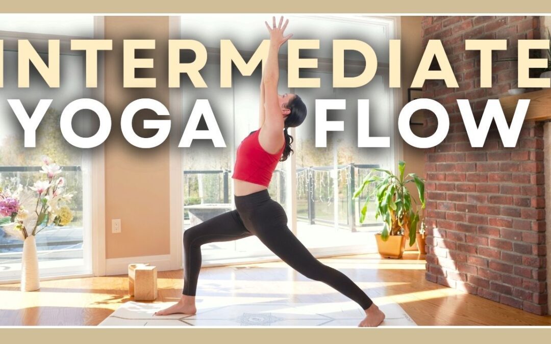 30 min Full Body Yoga – Intermediate Vinyasa Yoga Minimal Cues