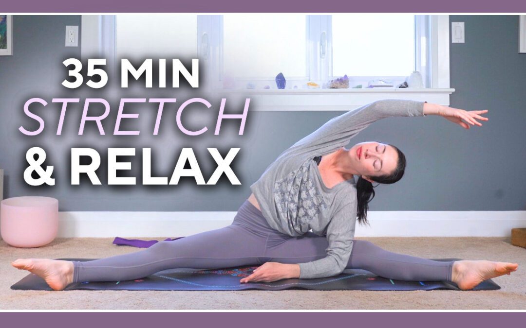 35 min Stretch & Relax Yoga – LAZY YOGA DEEP STRETCH